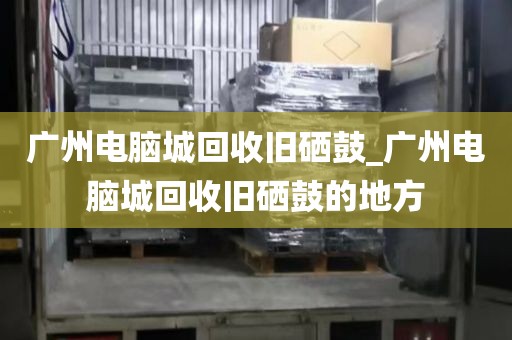 广州电脑城回收旧硒鼓_广州电脑城回收旧硒鼓的地方